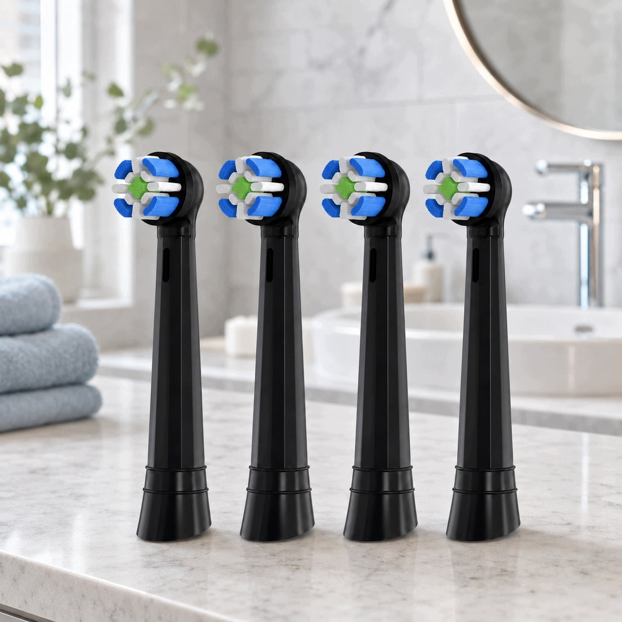 8x TIPS FOR ORAL-B iO ULTIMATE WHITE AND BLACK 8 PCS. Medical device no