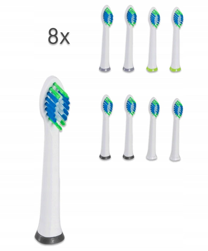 8x Tips for sonic toothbrush Nevadent NSZB 3.7 B2