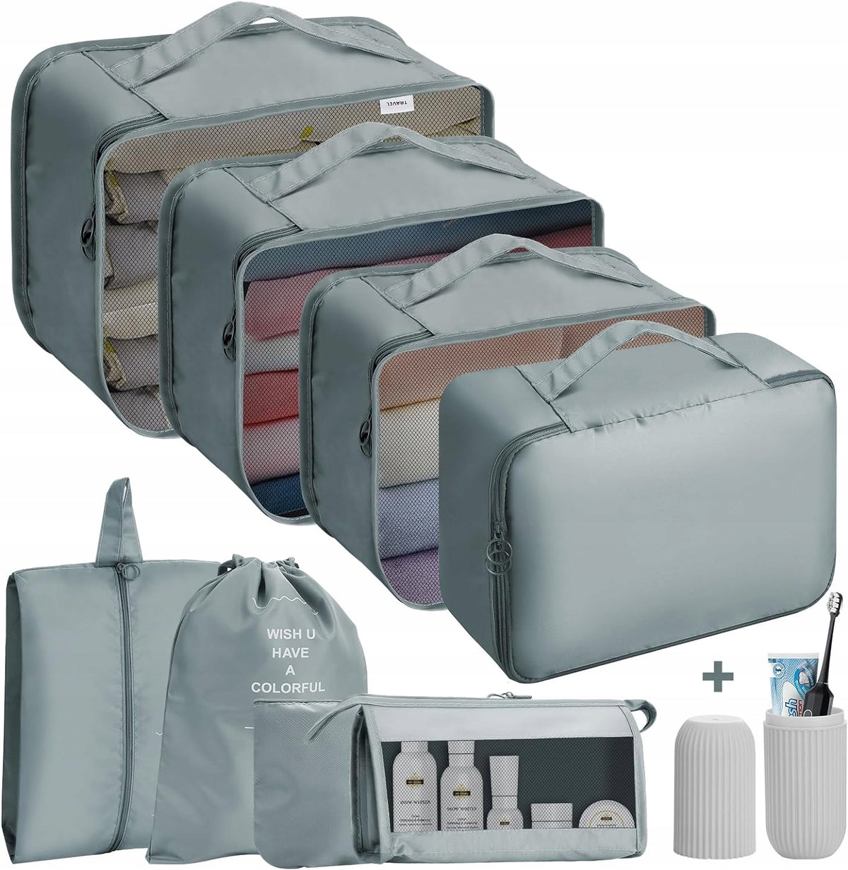 9-Piece Jsdoin Packing Clothes Organizer Set