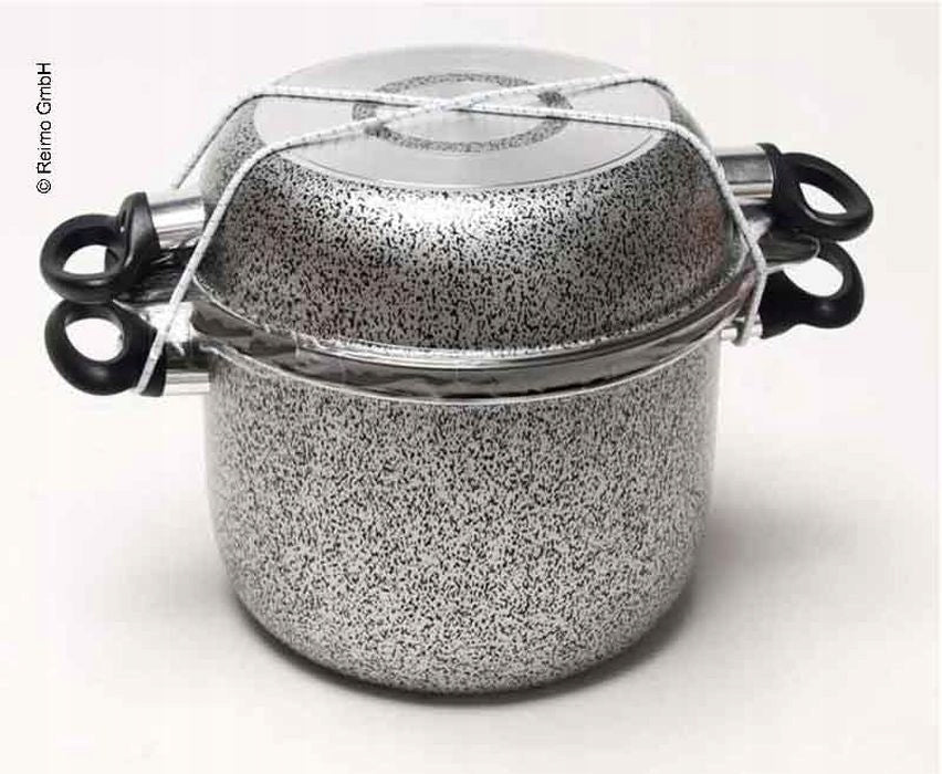 9-Piece Rocky Aluminum Hiking Pots Color gray