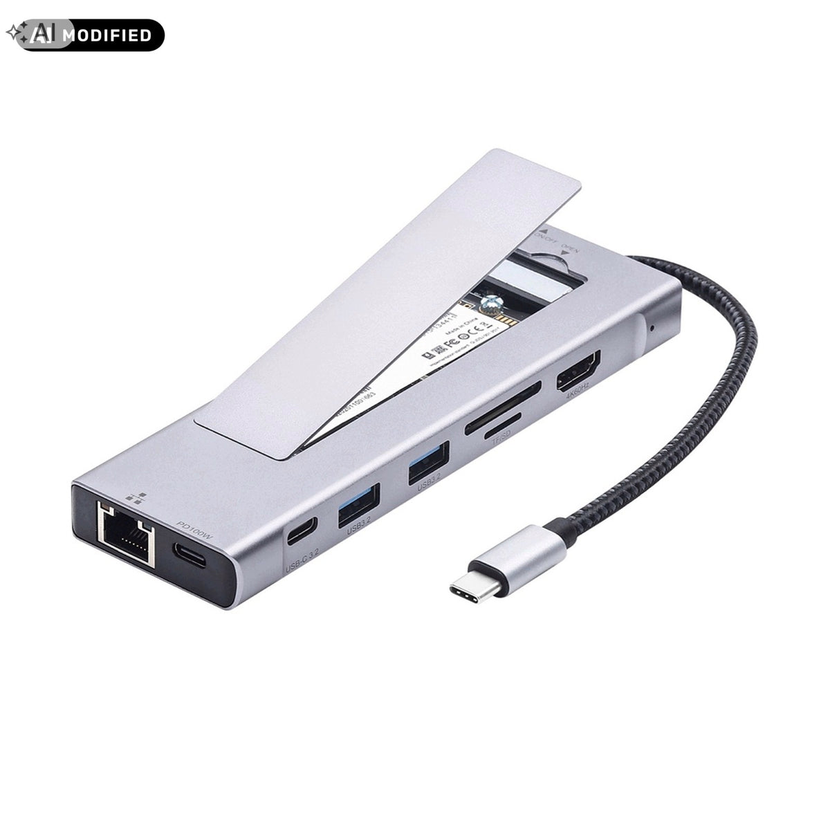 9-in-1 USB-C SSD Docking Station | 10Gbps Data Transfer | 4K HDMI