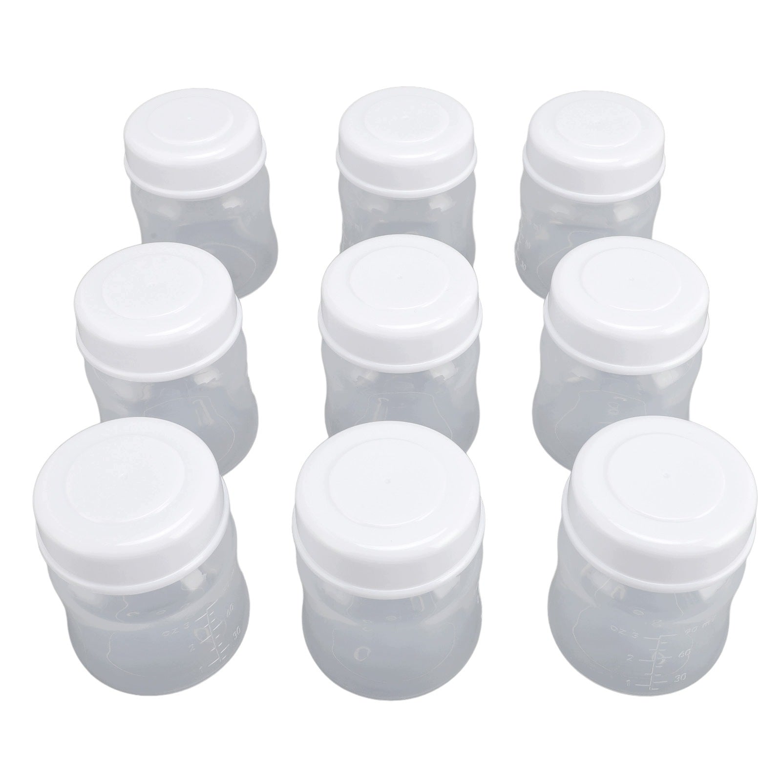 9 pcs 90ml Breast Milk Collection Bottle with Wide Neck GJ