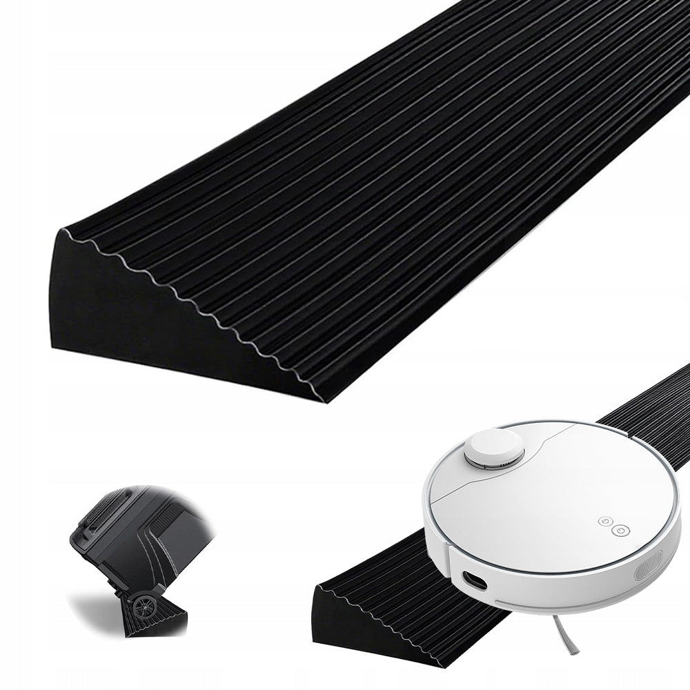 90*8*3 CM SILICONE THRESHOLD RAMP FOR TWO-WHEELER SCOOTERS