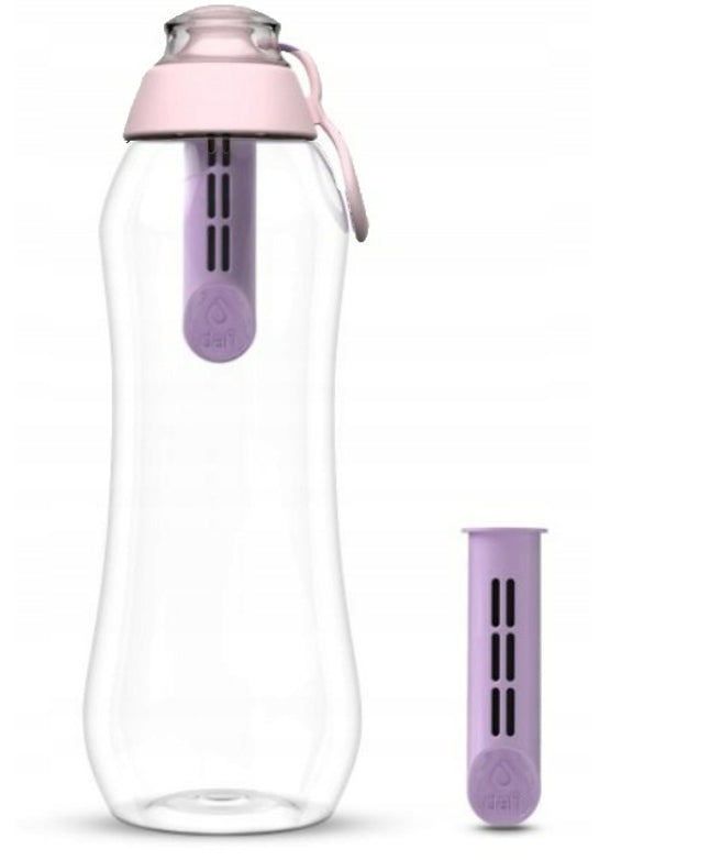 900 Water Bottle Filtering Dafi Soft 0,7 Baby Pink with Carbon Filter