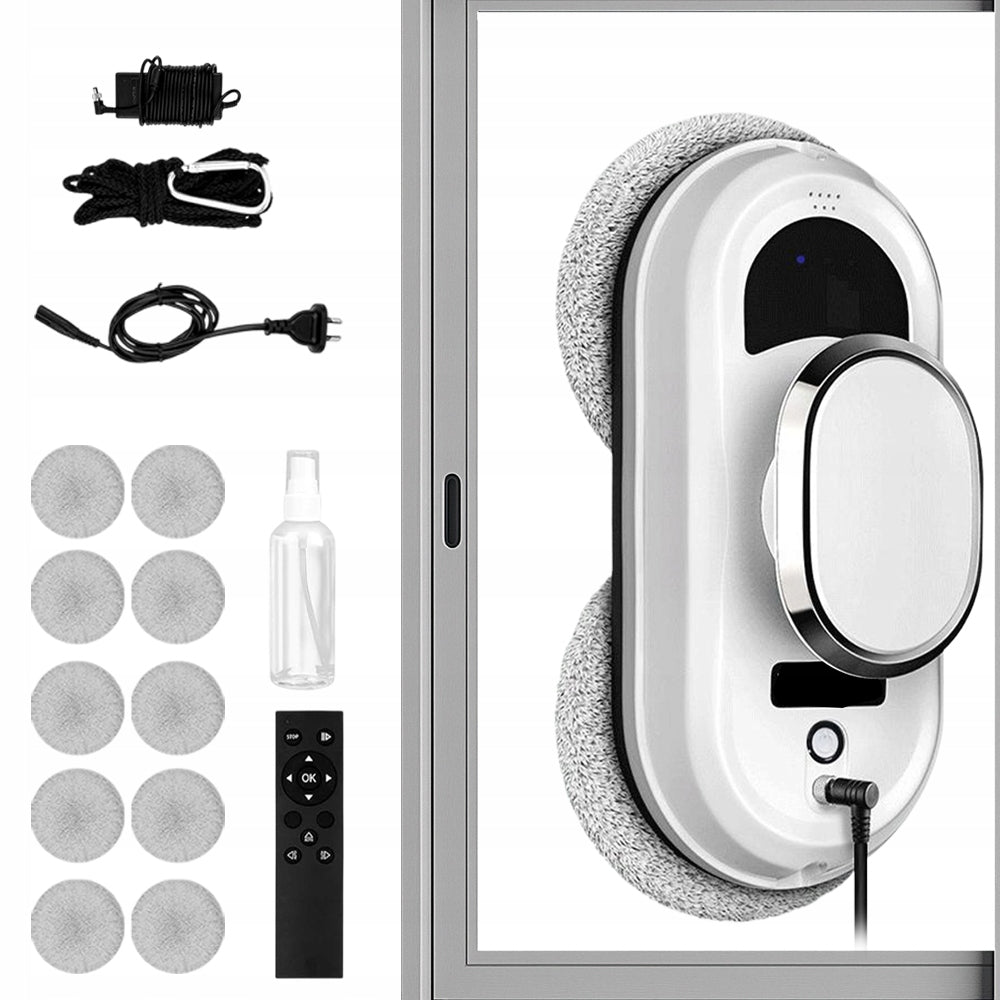 90W INTELLIGENT ROBOT WITH EDGE DETECTION FOR WINDOWS AND MIRRORS Packaging status original