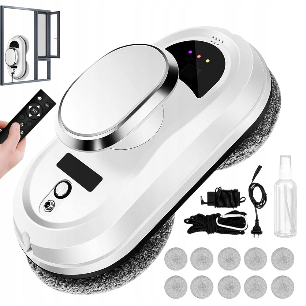 90W INTELLIGENT ROBOT WITH EDGE DETECTION FOR WINDOWS AND MIRRORS