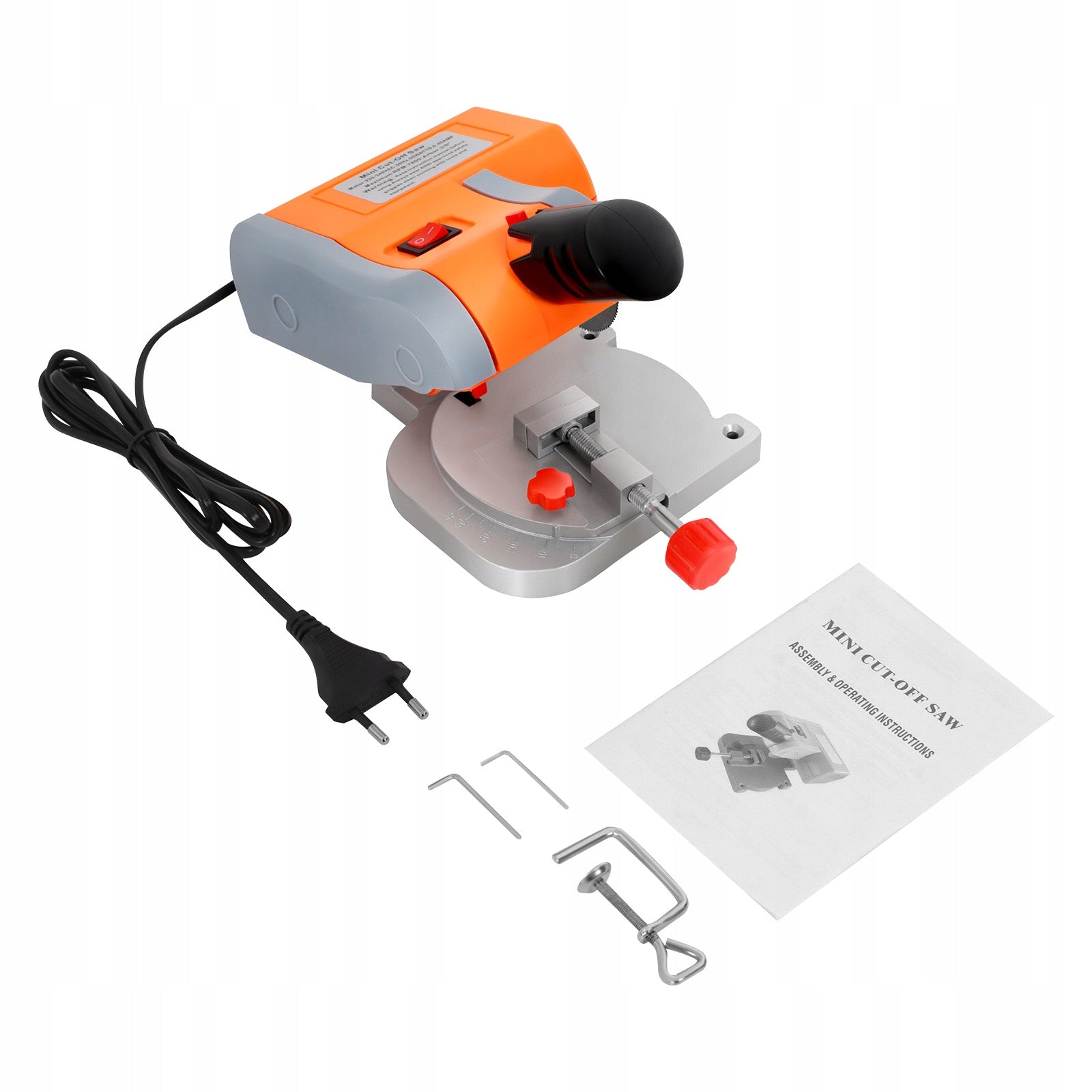 90W Mini Cut-Off Saw 7800rpm Portable for Wood Plastic Stone Metal Cutting
