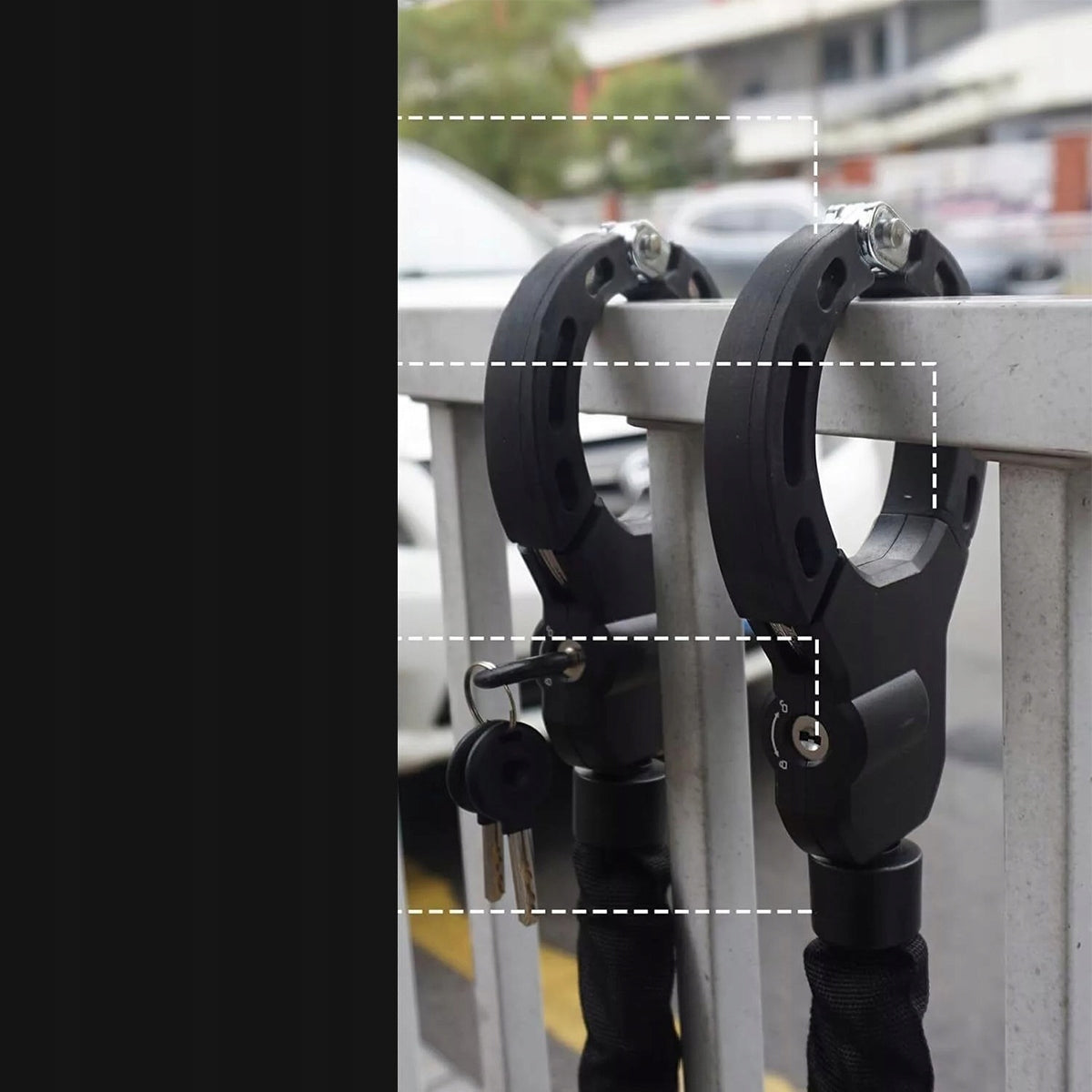 90cm Electric Scooter Handcuff Clasp for Bicycles and Scooters Manufacturer code 4069428029587