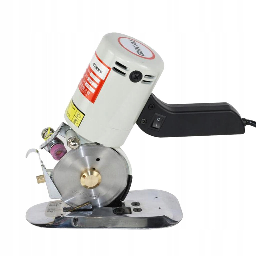 90mm Steel Electric Cutter Cloth Card Blanket Sewing Cutting Machine 220V