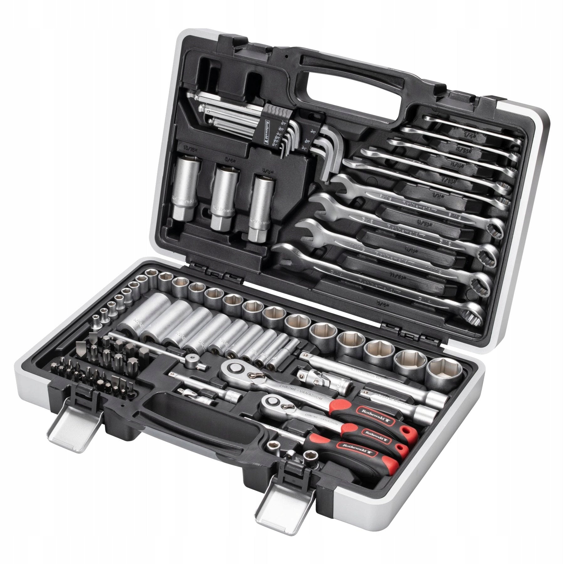 92PCS INCH WRENCH SET + SUITCASE | STRONG HARLEY JEEP TOOLS Packaging status original