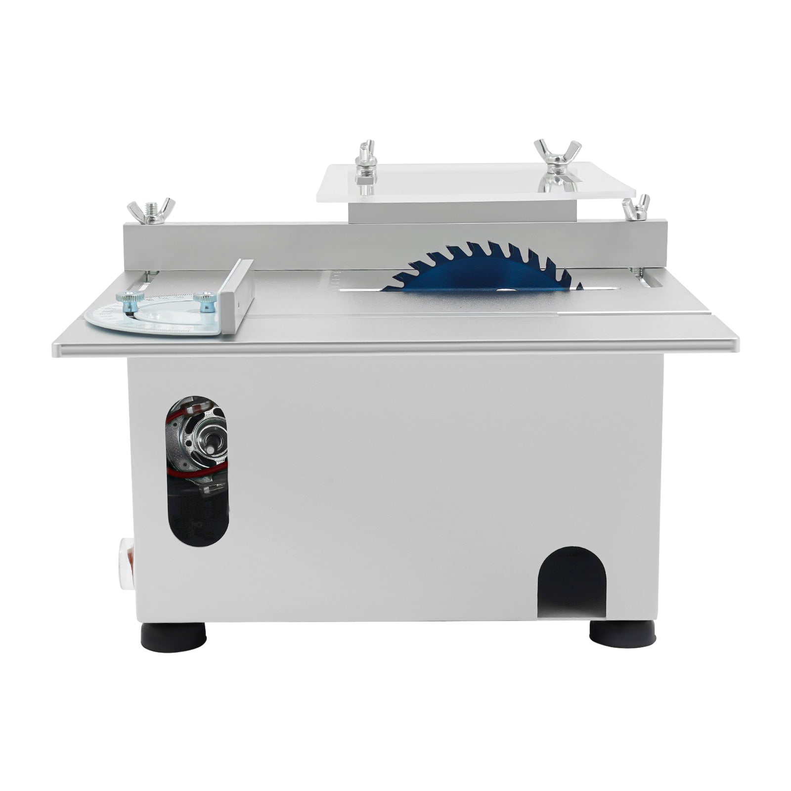 96W MINI ELECTRIC WOODWORKING TABLE SAW LIFTED