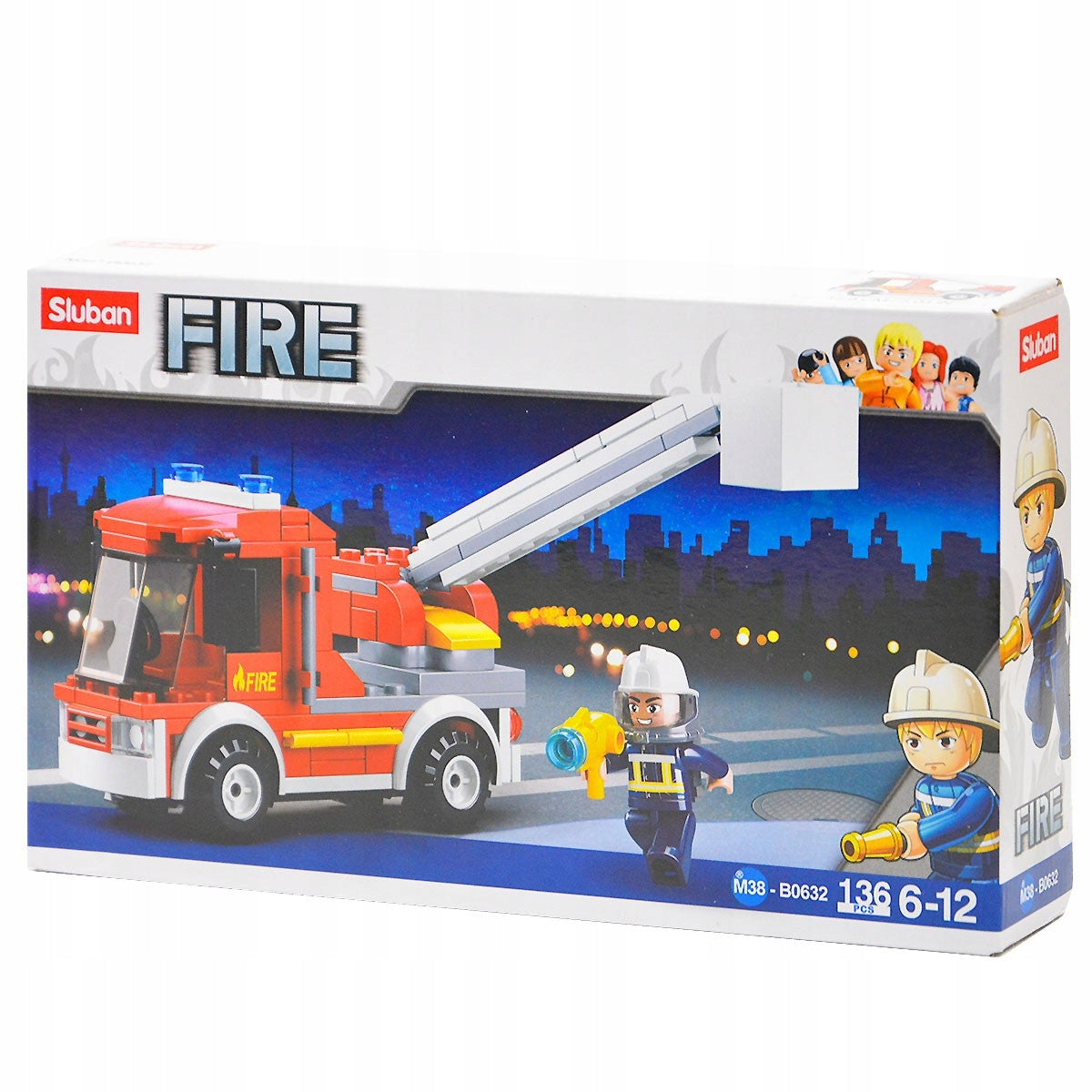 Konstrukteur - Feuerwehrauto - Sluban 988335, 136 det. 