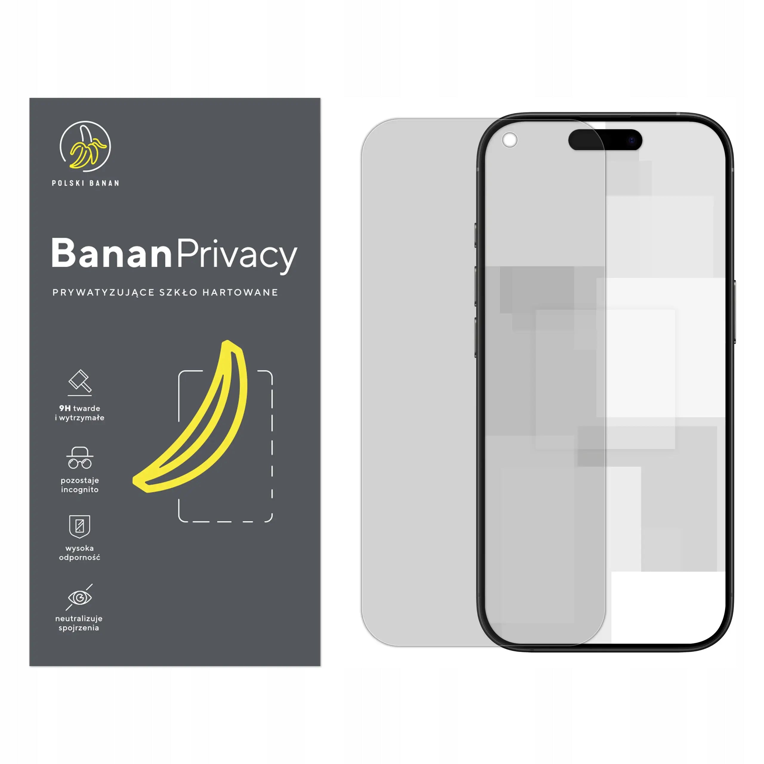 9H BananPrivacy Tempered Glass for Apple iPhone 17 EAN (GTIN) 5906593609451