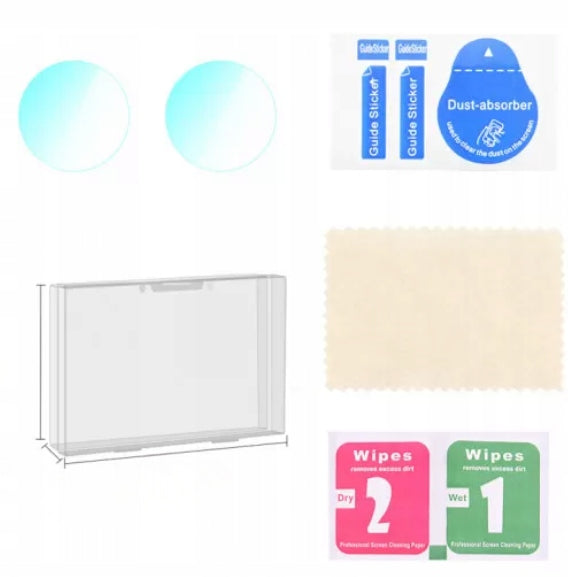 9H Tempered Glass for DJI MINI 4 PRO Gimbal Lens - 2 Pieces Batteries included no