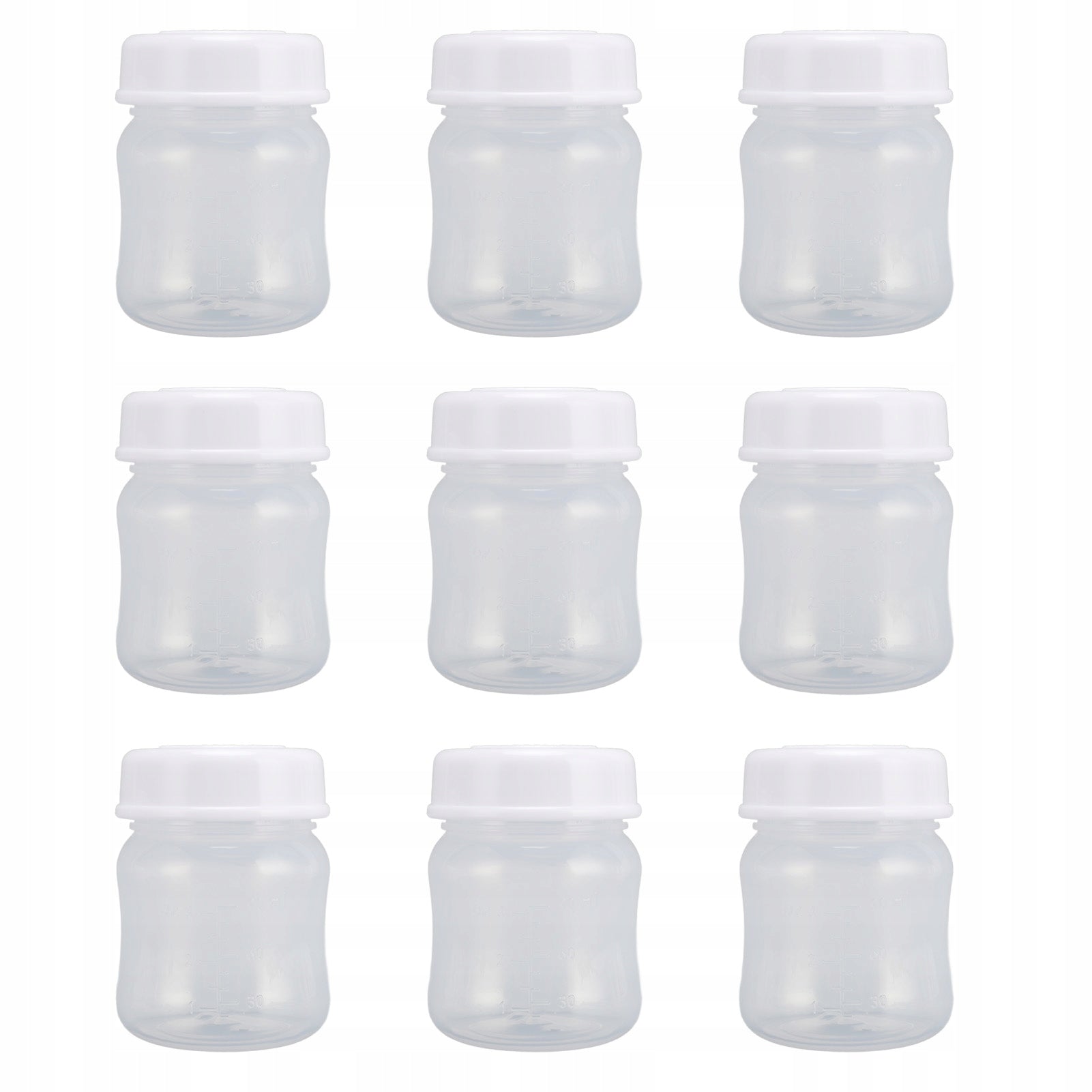 9PCS 90ml milk with bottle collection wide neck mother storage LD Medical device no