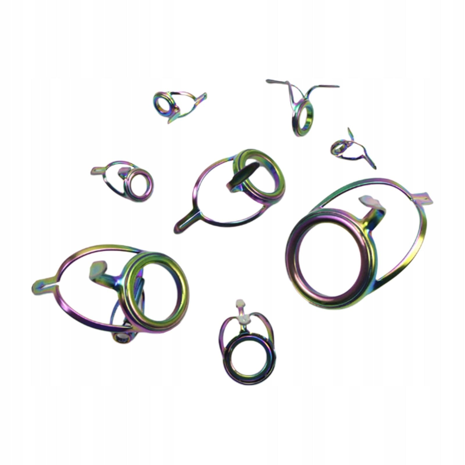 9Pcs Tip Repair Kit Fishing Rod Building Supplies Spare Parts Fishing Rod Brand no brand