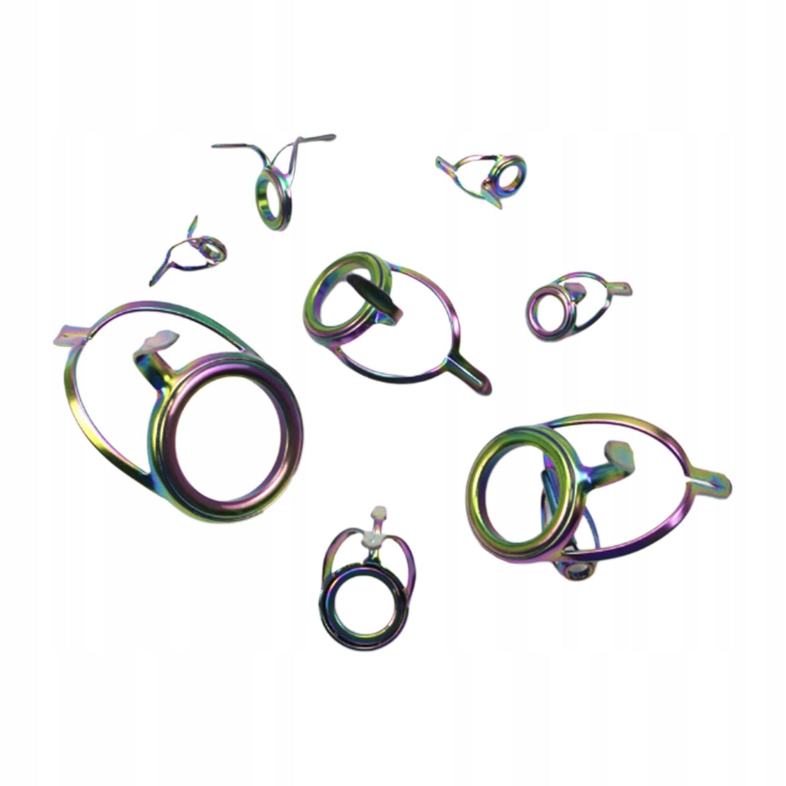 9Pcs Tip Repair Kit Fishing Rod Building Supplies Spare Parts Fishing Rod