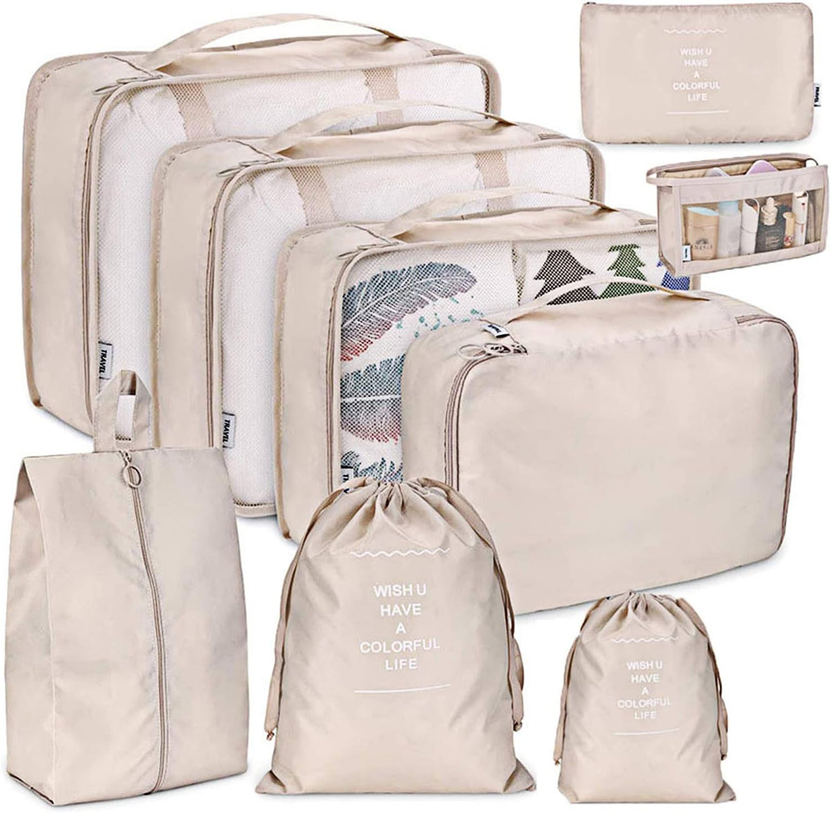 9X TRAVEL ORGANIZER FOR PACKING SUITCASE SET