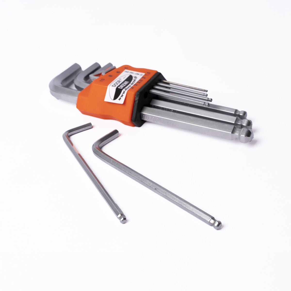9el HEX Allen wrench set with ball 1,5-10mm DOORTOOLS Manufacturer code DTI9