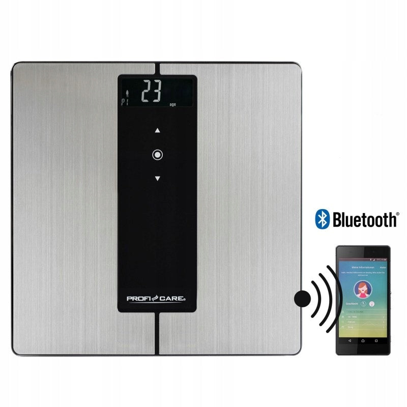9in1 SMART ANALYTICAL BATHROOM SCALE SMART BLUETOOTH INOX