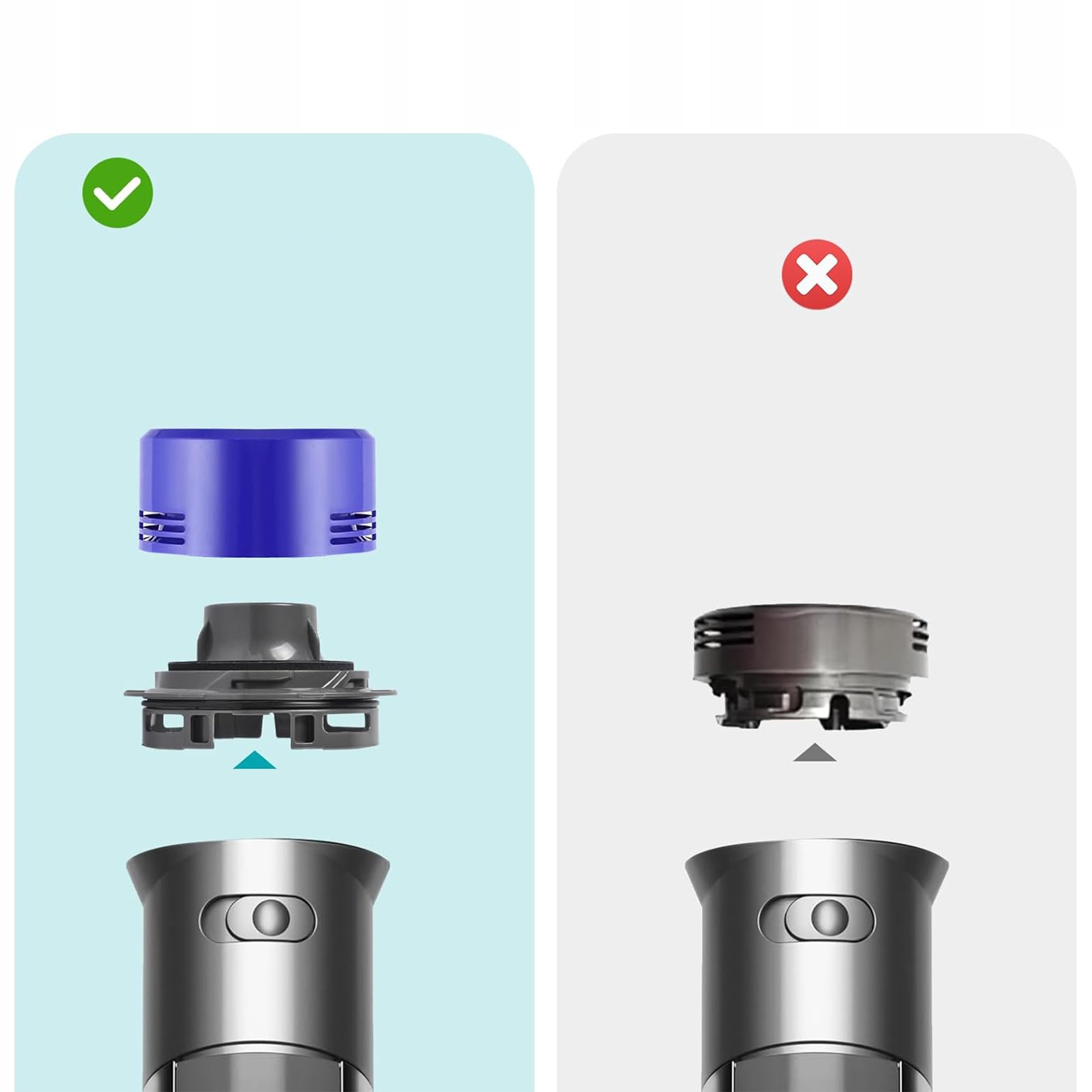 9x FILTERS FOR VACUUM CLEANER DYSON v7 v8 SET 6xPre-filter 3xwashable HEPA Manufacturer code FILTRY DYSON DO ODKURZACZA V7 V8 ZESTAW