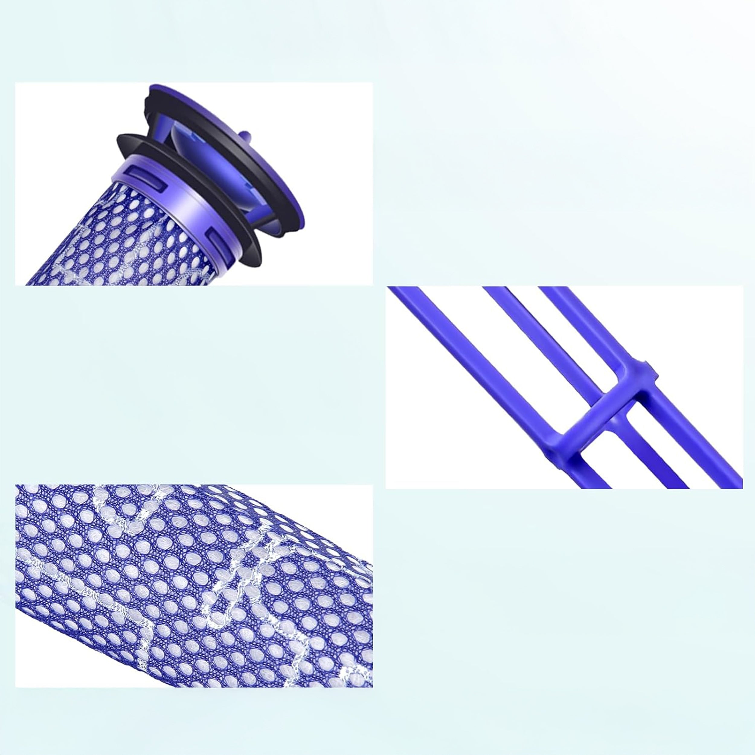 9x SET OF FILTERS FOR VACUUM CLEANER DYSON v7/8 6xPre-filter 3x washable HEPA Model AKCESORIA ZAMIENNE DO ODKURZACZA DYSON V7 V8