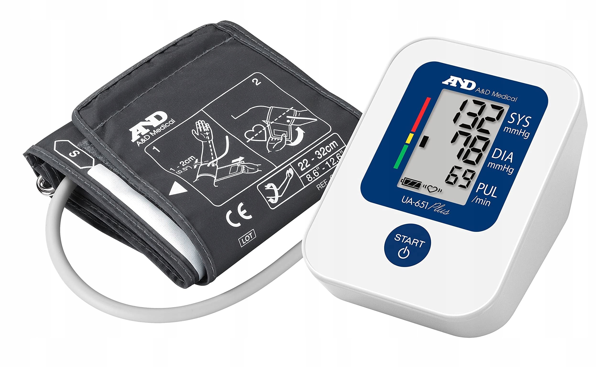 A D Medical UA-651 Plus, Automatic Sphigmomanometer with MiG Detection