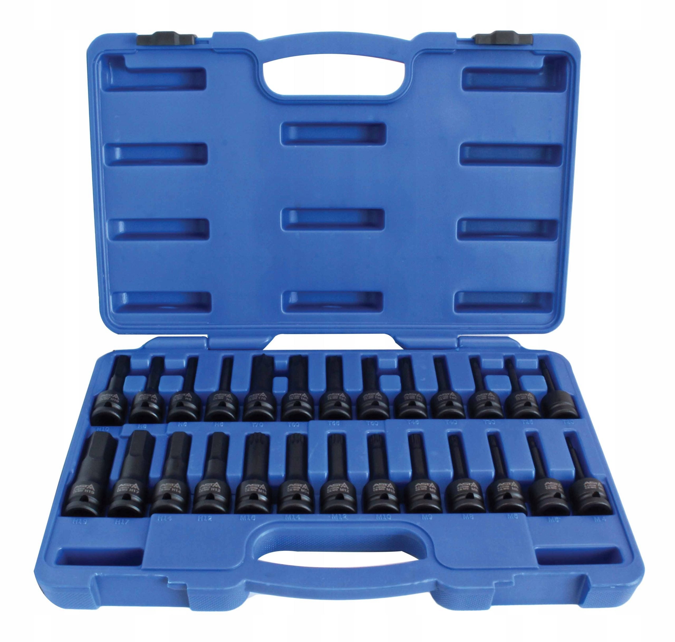 A-IS2612 SET OF IMPACT SOCKETS TORX/HEX/XZN 1/2" ASTA Brand Asta