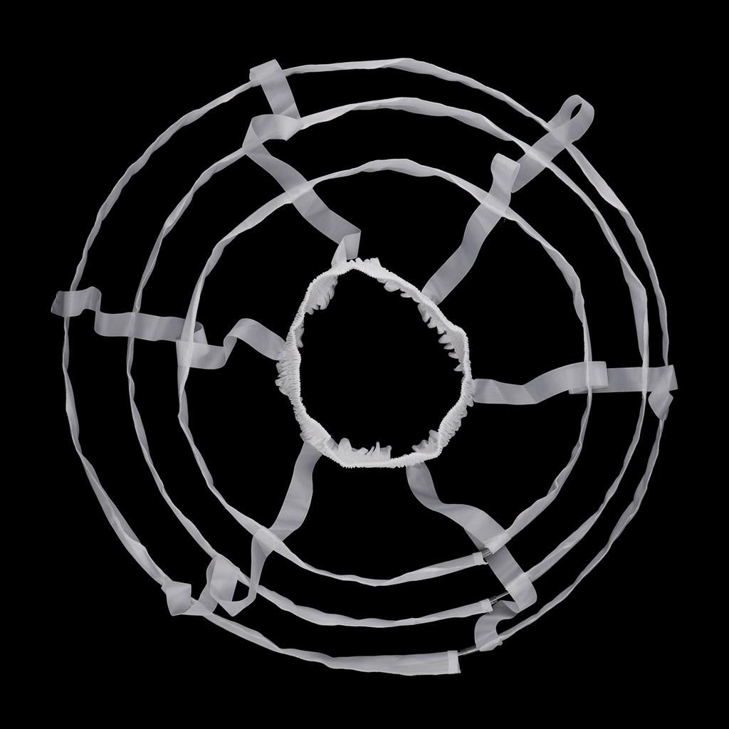 A Line Fabric Hoop For Wedding Bridal White Small Model Ball Gown Dress Hoop