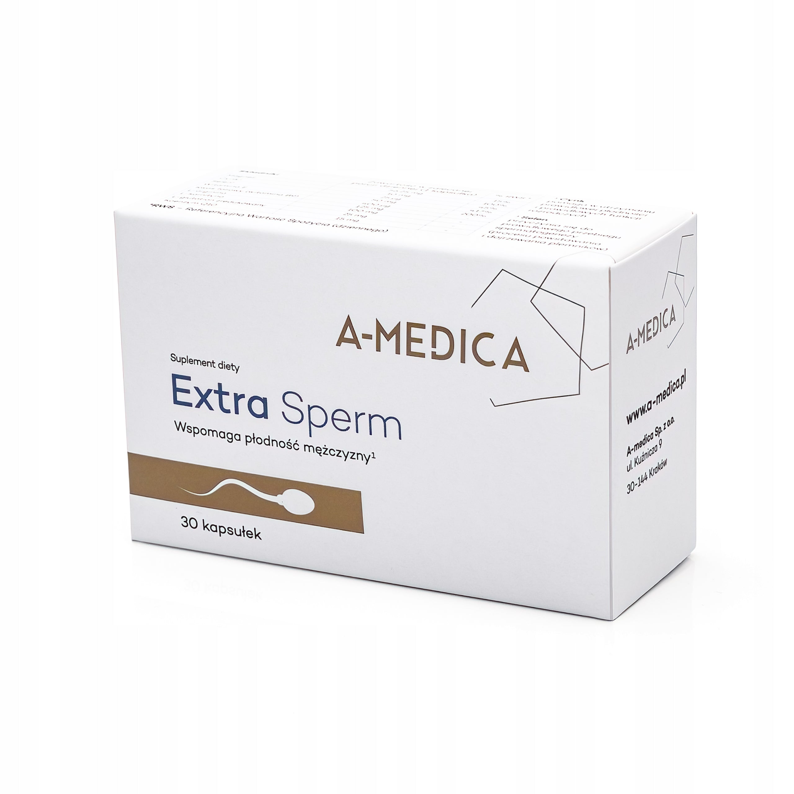 A-Medica Extra Sperm Normal Fertility 30 kaps Manufacturer code AM_EXTRASPERM