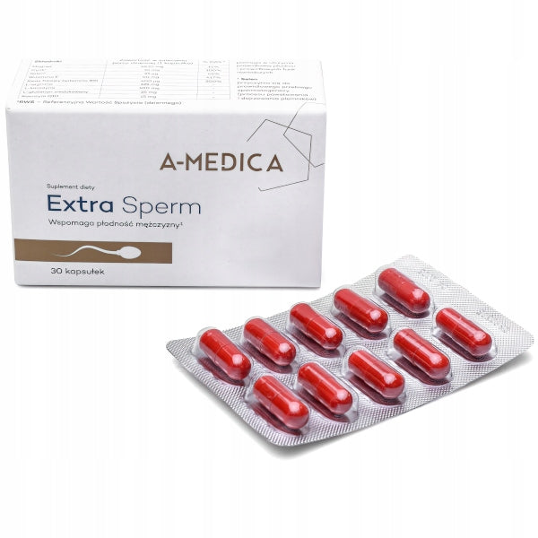 A-Medica Extra Sperm Normal Fertility 30 kaps Packaging status original