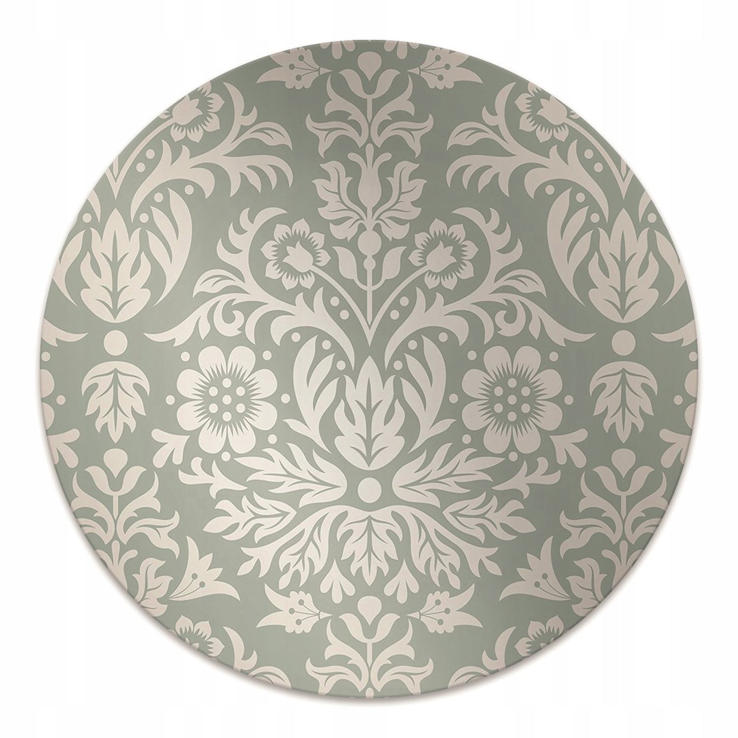 A mat that protects the floor at work. Floral eco pattern