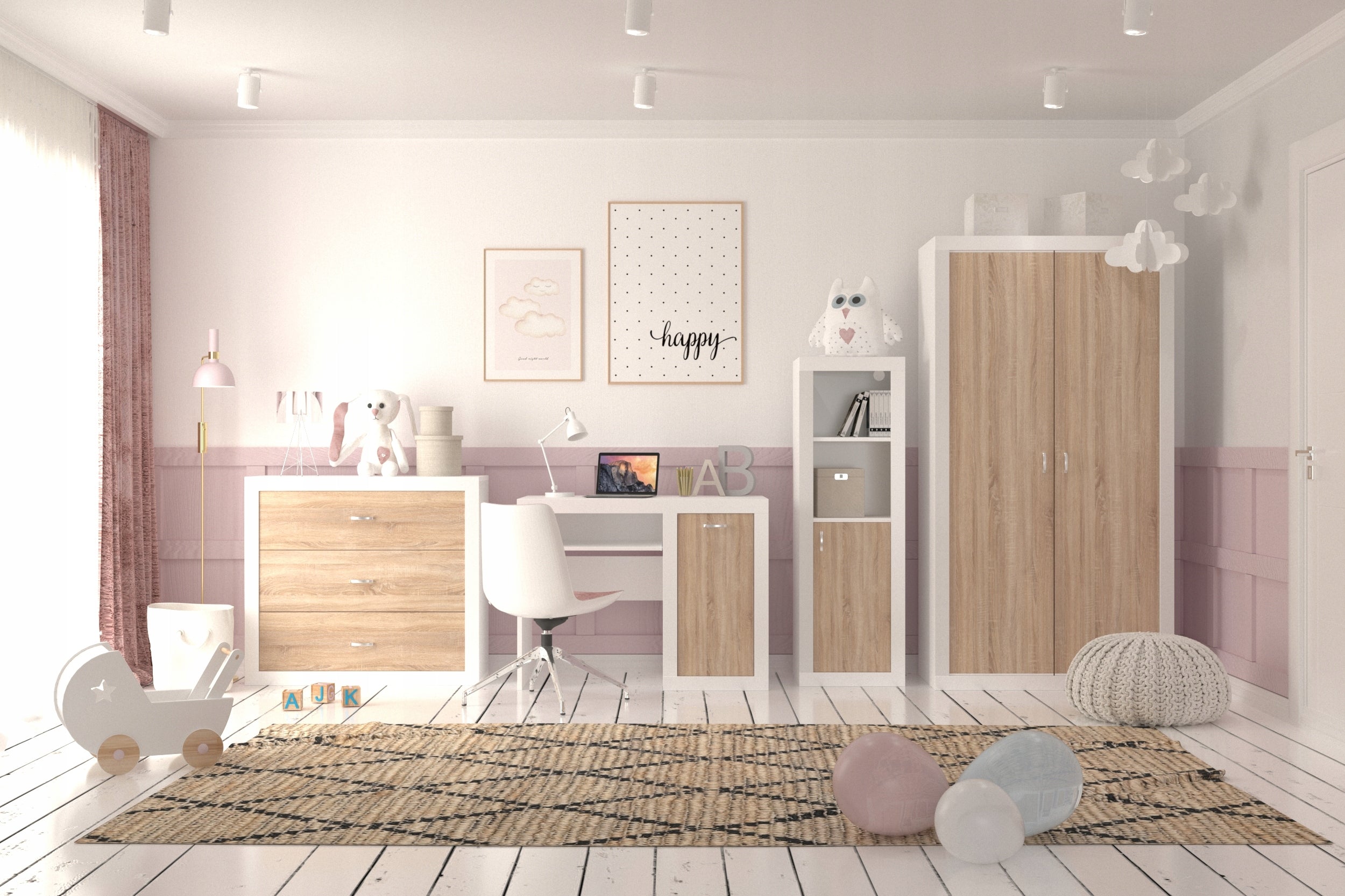 A set of children's and youth furniture set FILIP