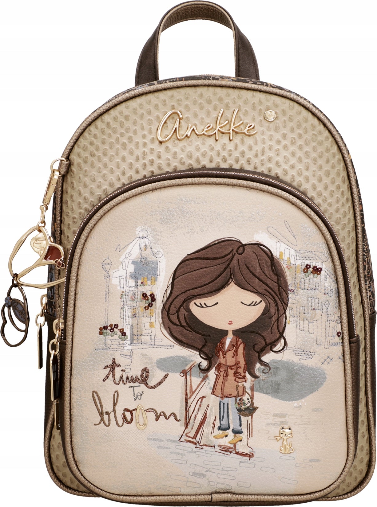 A036 Anekke medium city backpack elegant Tulip Orchestra 43705-197 Packaging status original