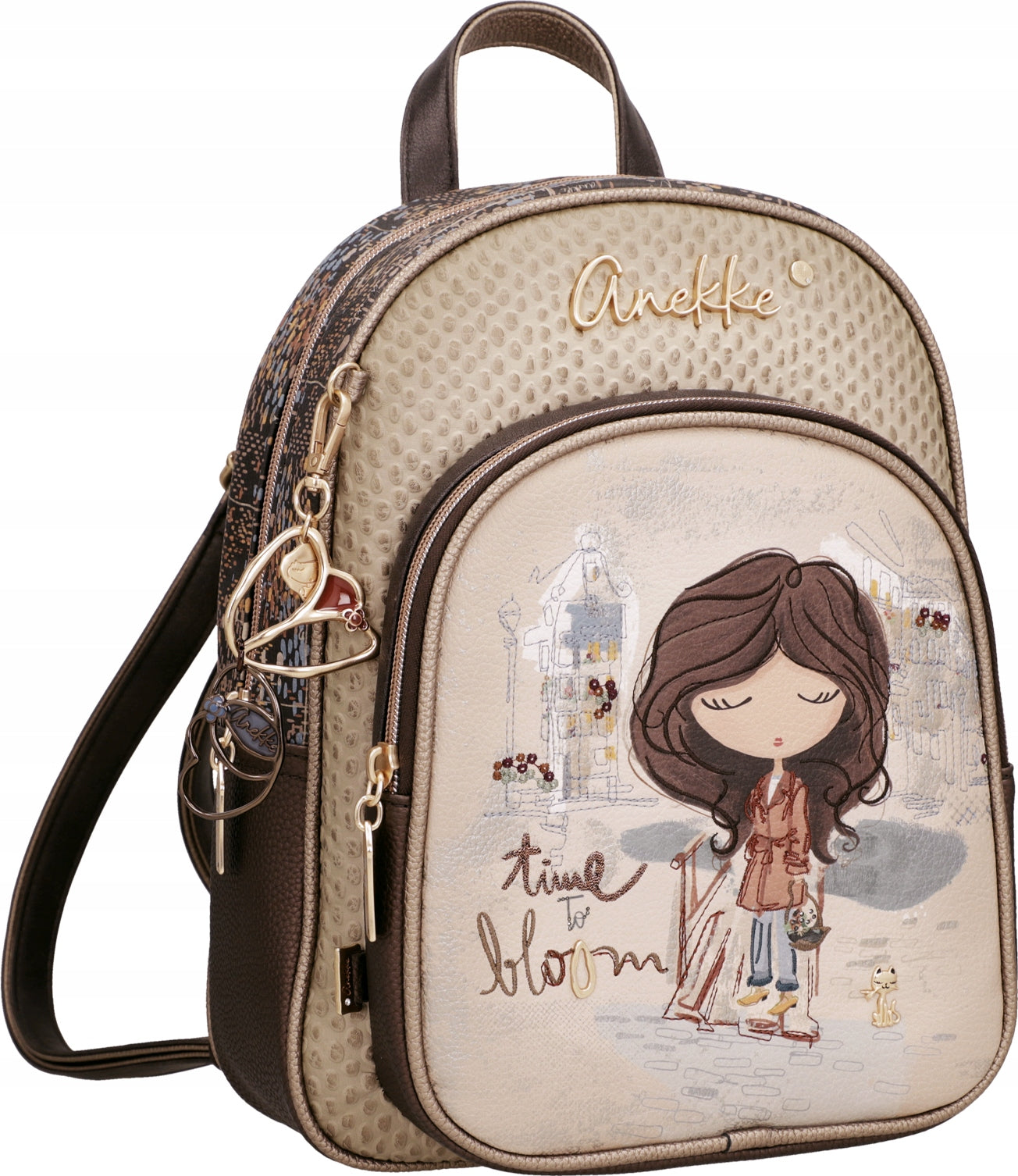 A036 Anekke medium city backpack elegant Tulip Orchestra 43705-197