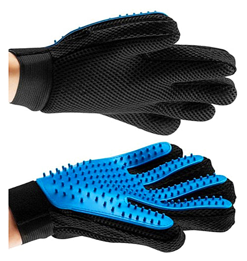 A1W25 COMBING HAIR PETTING DOG CAT GLOVE