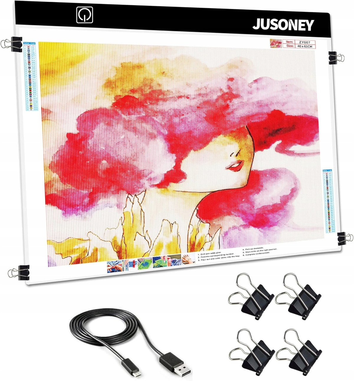 A2 USB Diamond Painting Light Pad