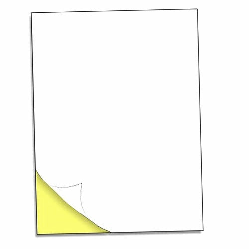 A4 ADHESIVE PAPER FOR PRINTER STICKERS WHITE 25 SHEETS FOR HOME