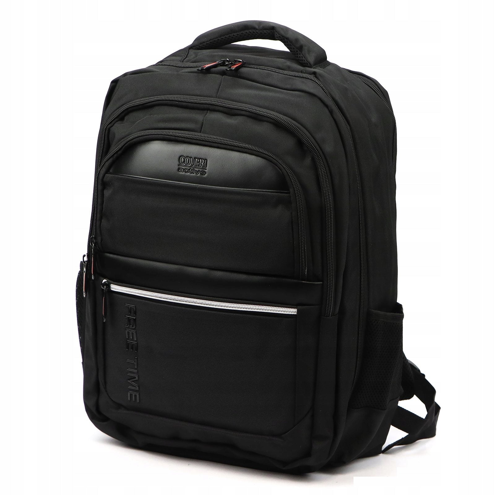 A4 Men's Laptop Backpack roomy Coveri black Brand Coveri