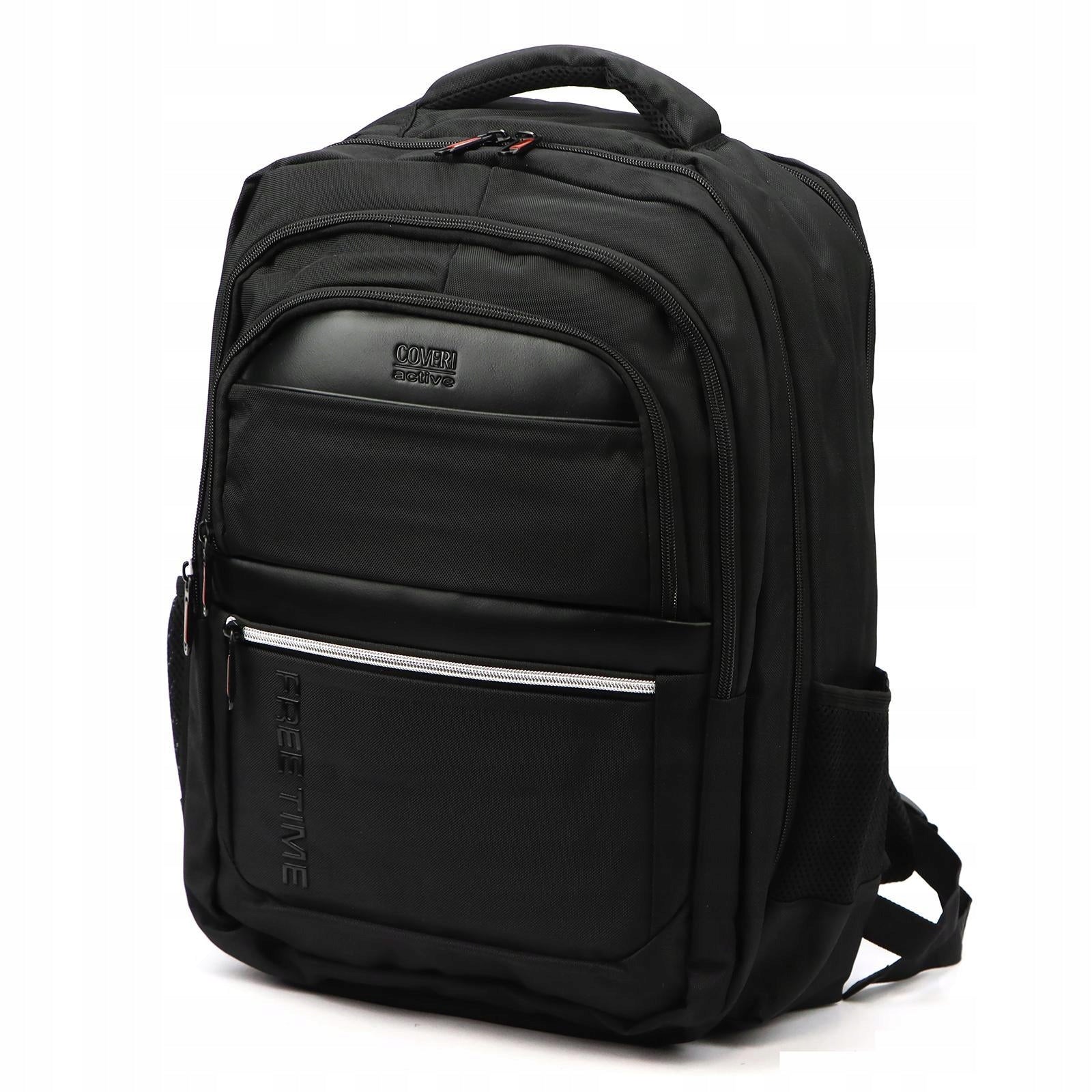 A4 Men's Laptop Backpack roomy Coveri black