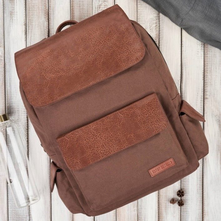 A4 Men's School Laptop Backpack for Work Vegan Paolo Peruzzi Brand Paolo Peruzzi