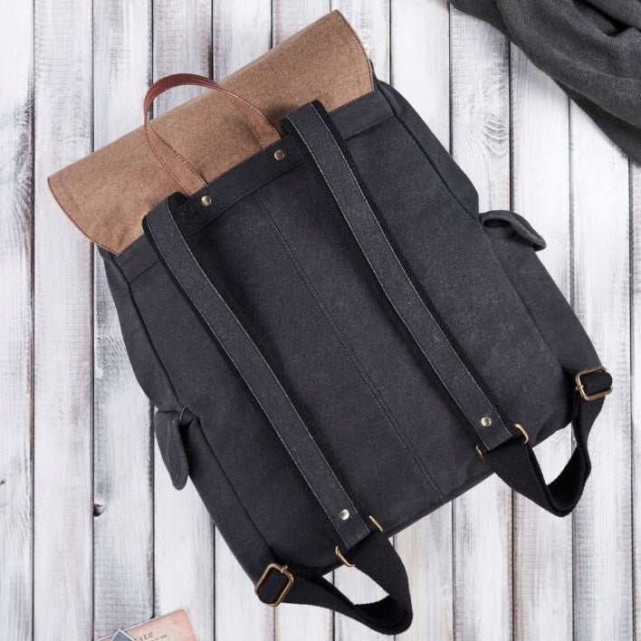 A4 Men's Vegan Leather Laptop Backpack for School and Work EAN (GTIN) 5905567203329