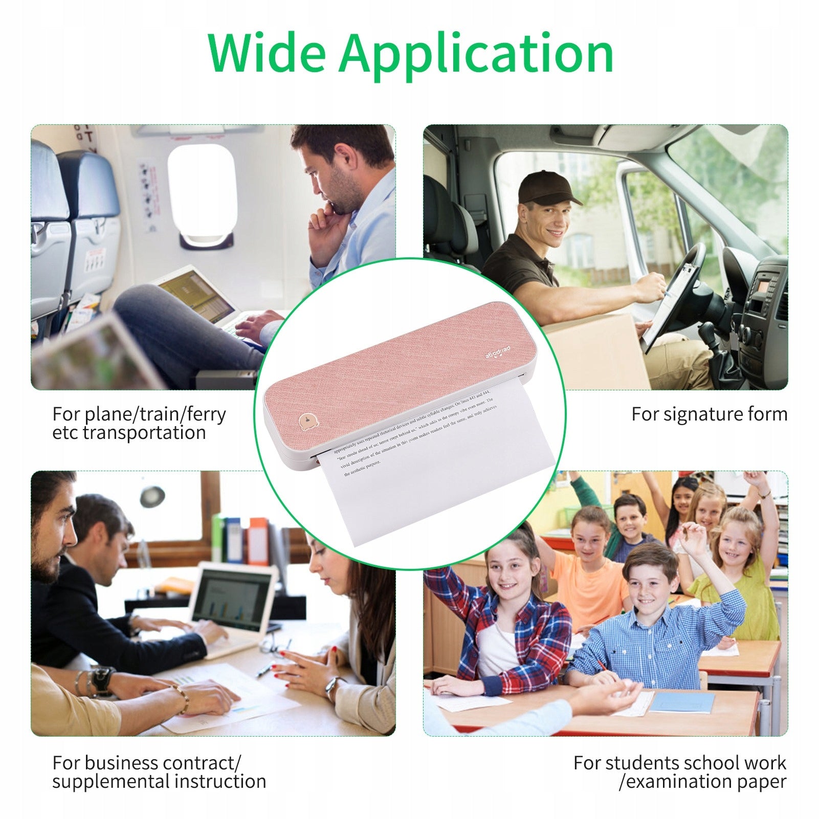 A4 Paper Printer Direkt Thermal Transfer Printer BG