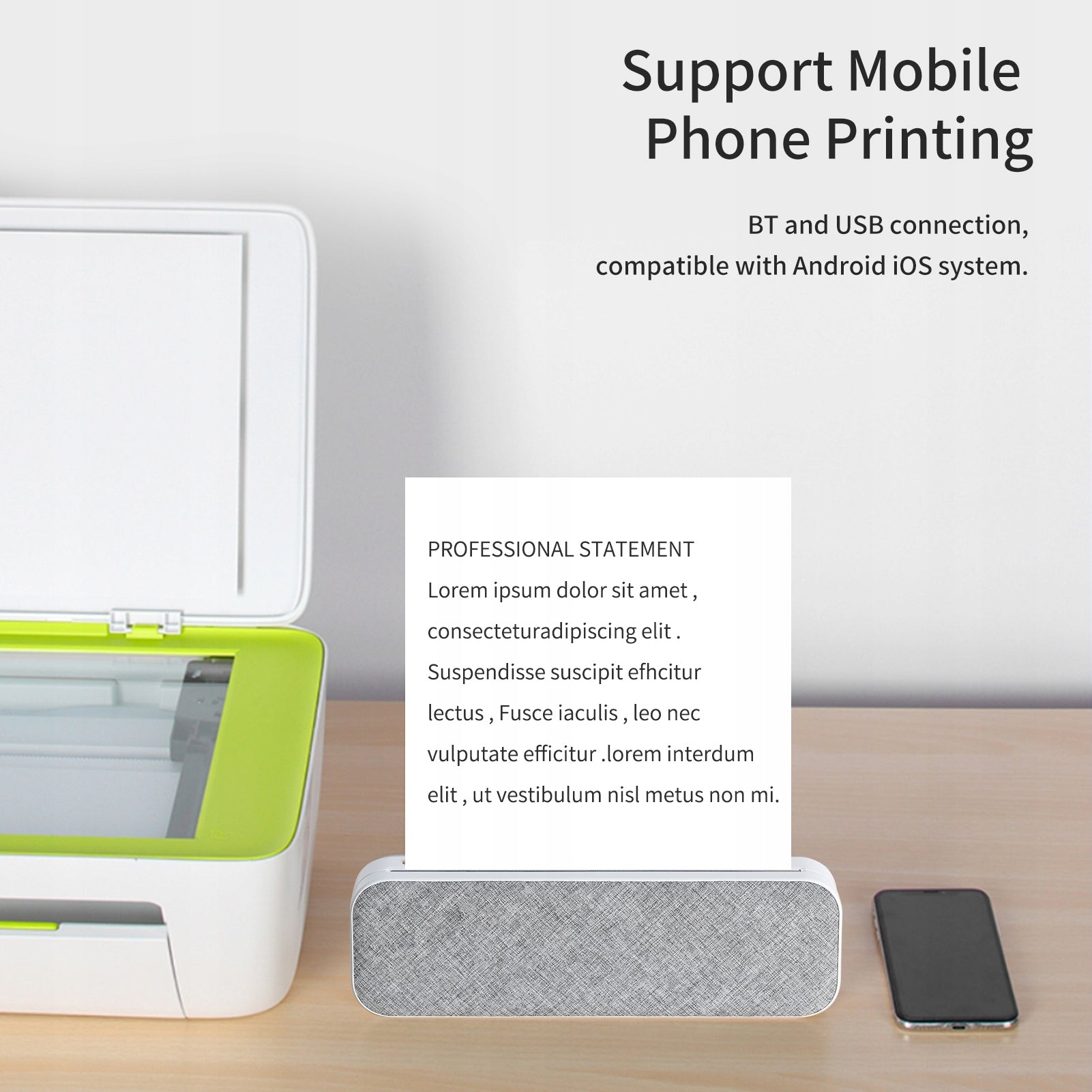 A4 Paper Printer Direkt Thermal Transfer Printer EK