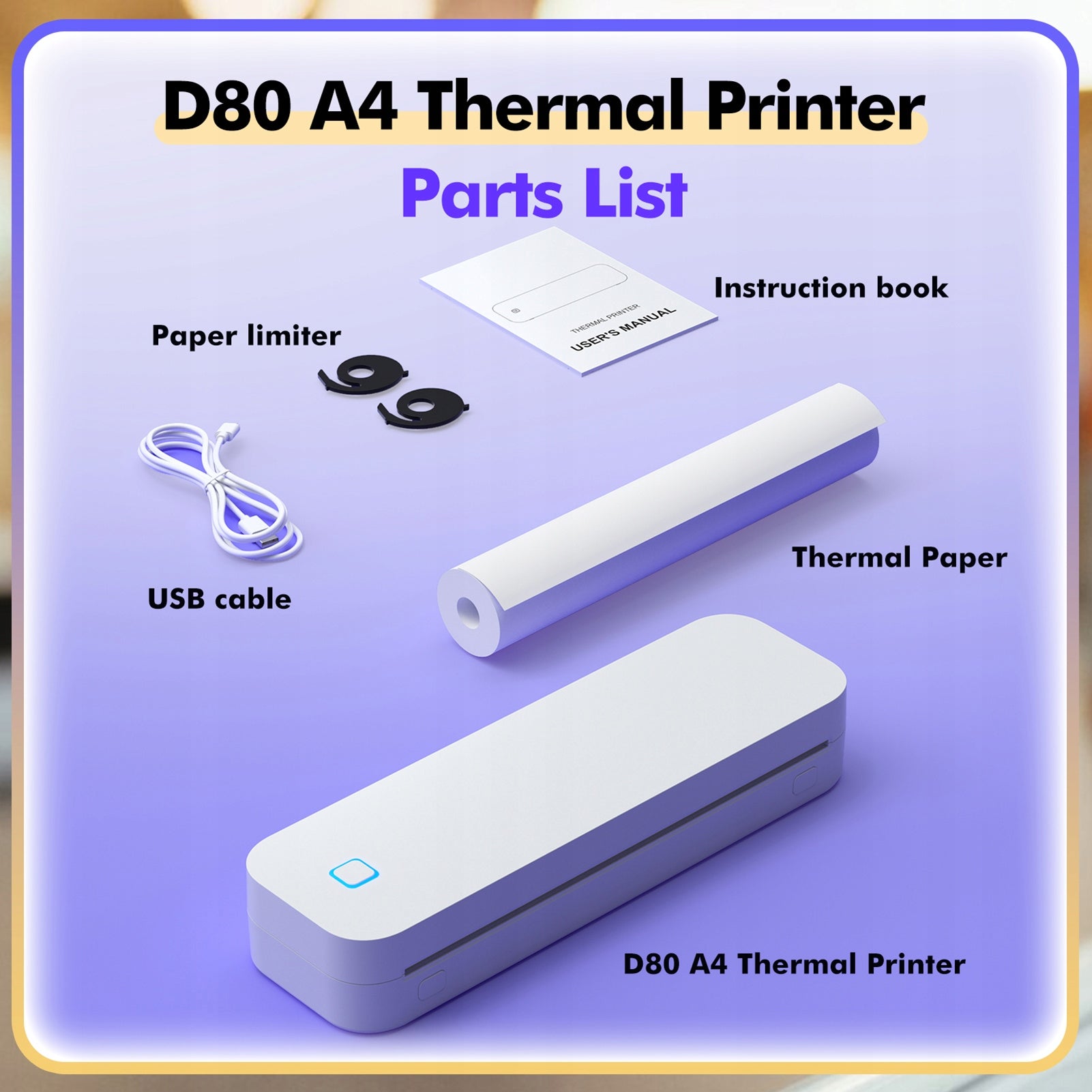 A4 Portable Thermal Printer TI Transfer Printer Printing technology other