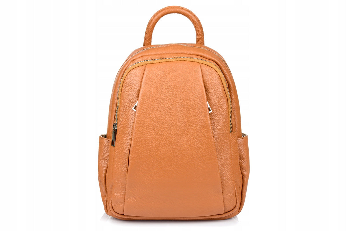 A4 Women's Leather Backpack roomy solid Italian premium large solid leather Gender woman