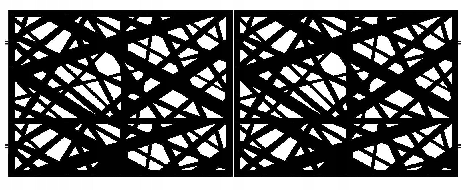 A4 double-leaf entrance gate, modern foundation