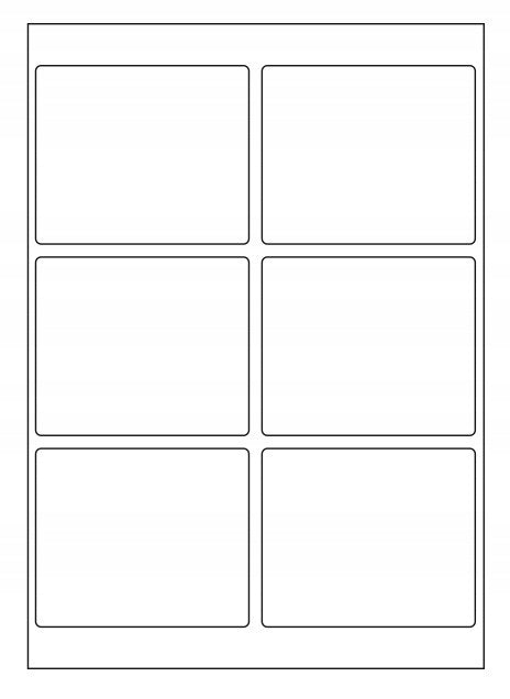 A4 labels in sheets 98x82 for printer /10pcs.