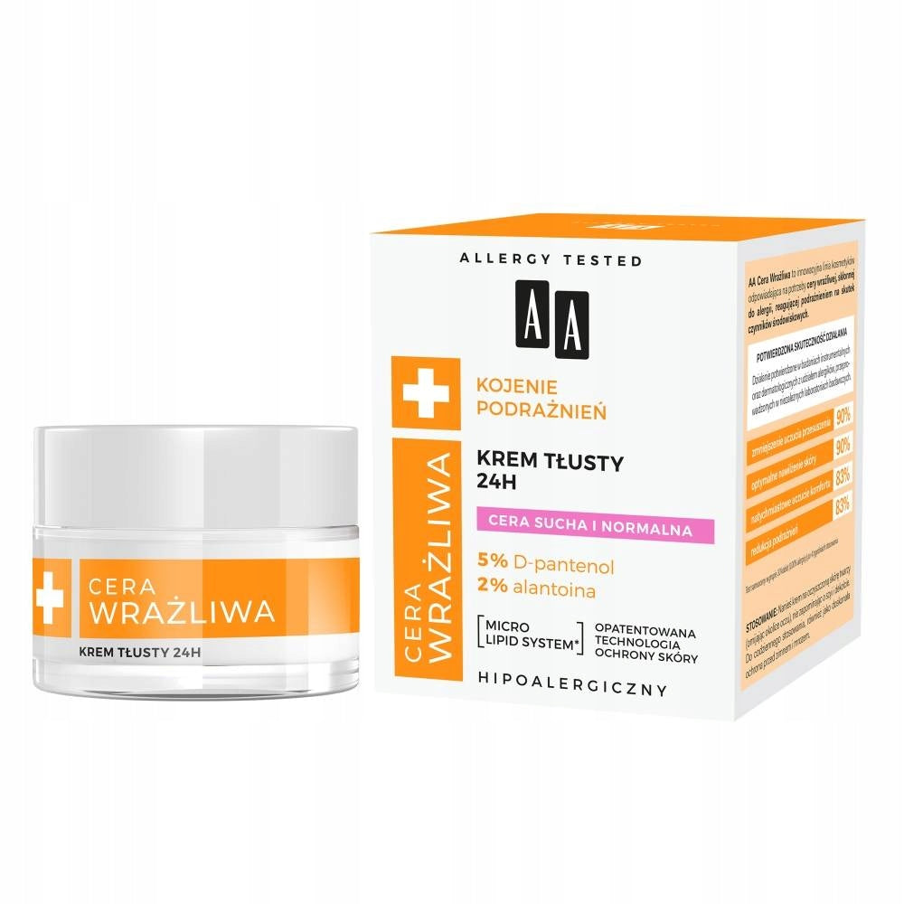 Drėkinamasis veido kremas AA Vegan Matt, 40ml