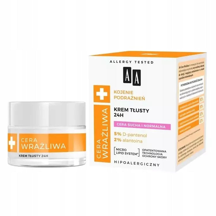 Drėkinamasis veido kremas AA Vegan Matt, 40ml